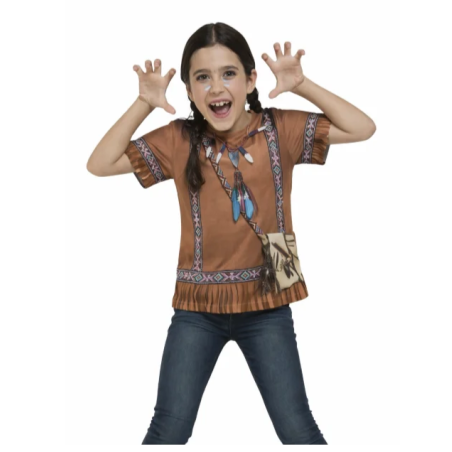 Camiseta Indian Girl 6-8 Años