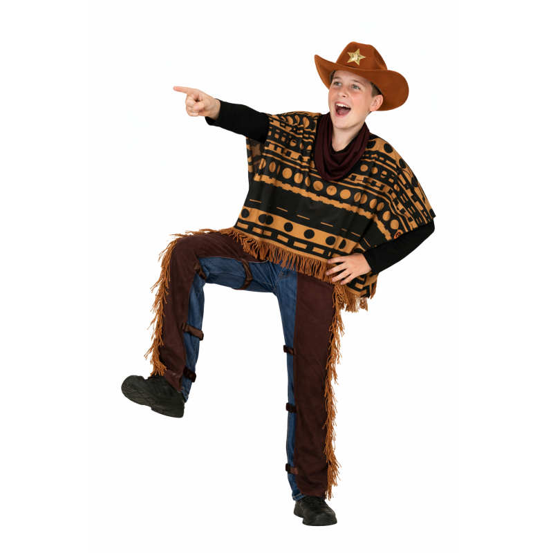 Disfraz Vaquero Del Oeste Talla 3-4 Años