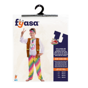 Disfraz Hippie Arcoíris 5-6 Años 2