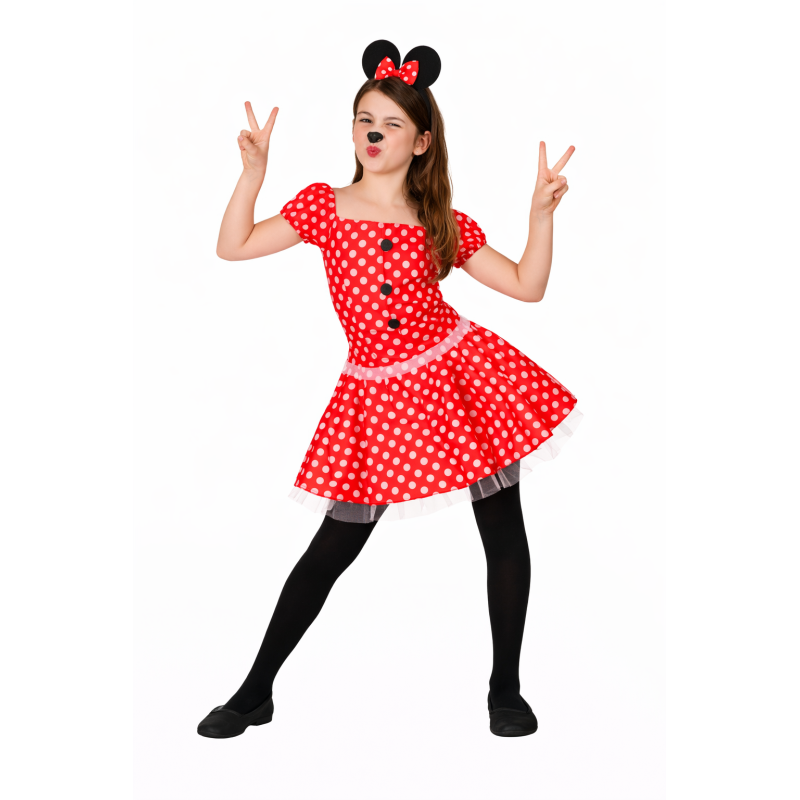 Disfraz Ratoncita De Lunares Talla 10-12 Años