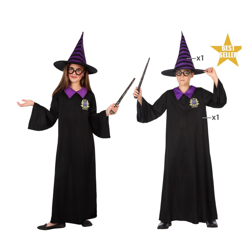 Disfraz Mago Hechicero Talla 10-12 Años