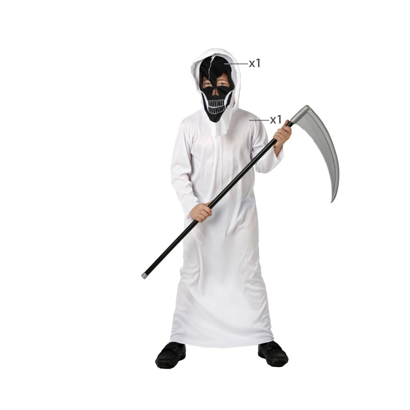 Disfraz Esqueleto De La Muerte Talla 5-6 Años