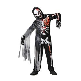 Disfraz Esqueleto Zombie Talla 10-12 Años