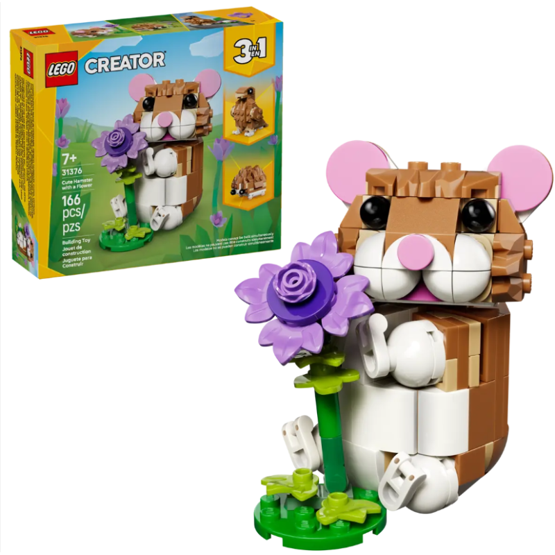 LEGO Creator Lindo Hamster Con Flor 31376 De LEGO