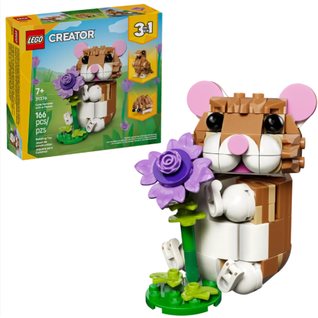 LEGO Creator Lindo Hamster Con Flor 31376 De LEGO