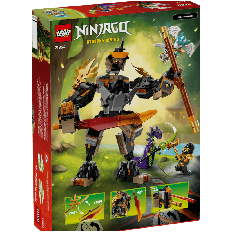 LEGO Ninjago Meca De Misión De Cole Y Zane Dragón 71854