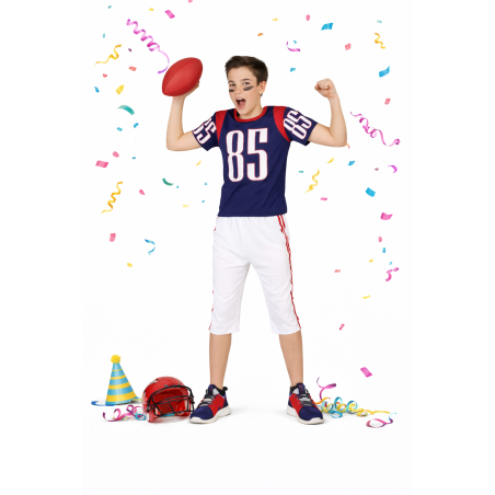 Disfraz Jugador De Rugby Talla 3-4 Años