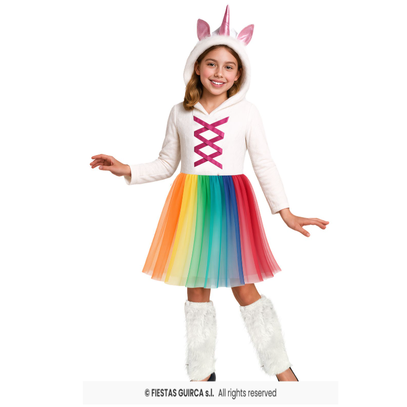 Disfraz Unicornio Fantasía Infantil Talla 10-12 Años De Guirca