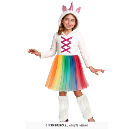 Disfraz Unicornio Fantasía Infantil Talla 10-12 Años De Guirca