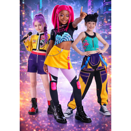 Disfraz Guerreras K-POP Mira Classic Talla 5-6 Años