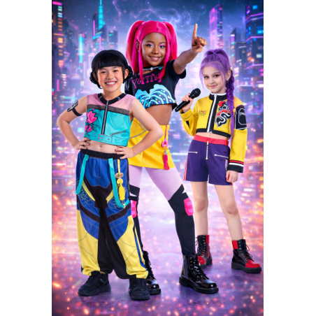 Disfraz Guerreras K-POP Zoey Classic Talla 9-10 Años