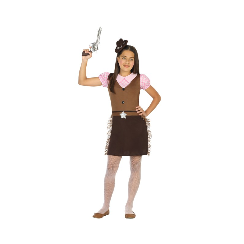 Disfraz Vaquera Del Oeste Talla 5-6 Años De Atosa