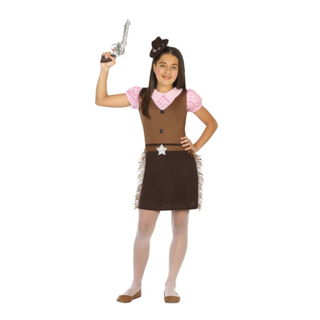 Disfraz Vaquera Del Oeste Talla 5-6 Años De Atosa