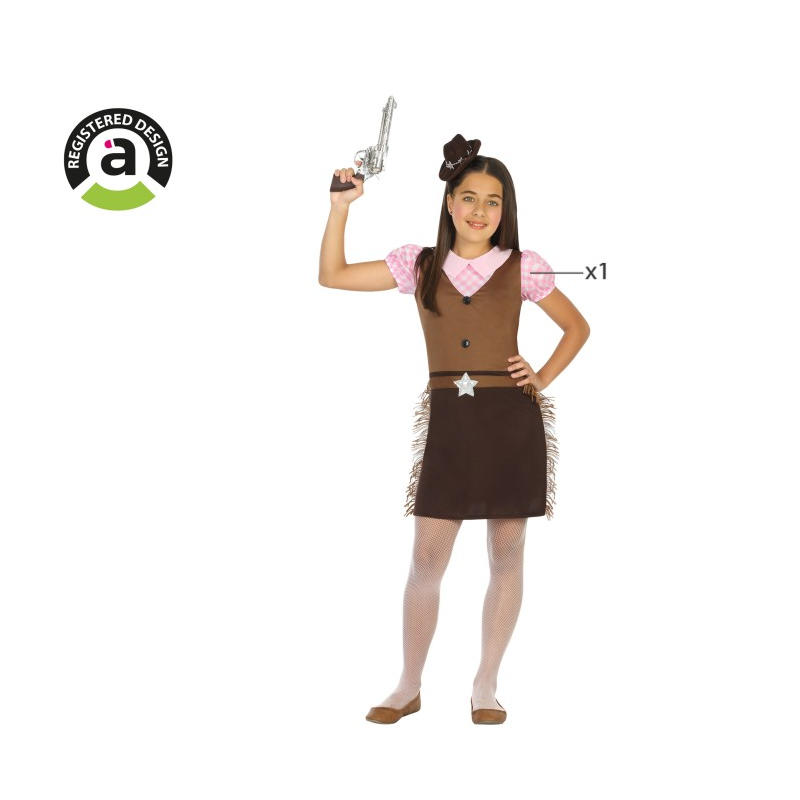 Disfraz Vaquera Del Oeste Talla 10-12 Años