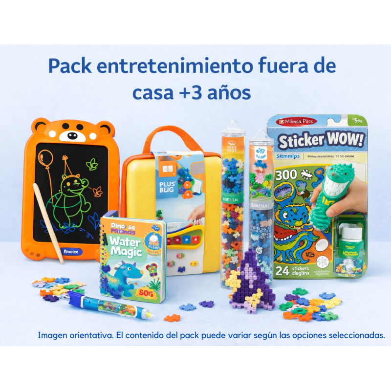 Pack Entretenimiento Fuera De Casa +3 Años