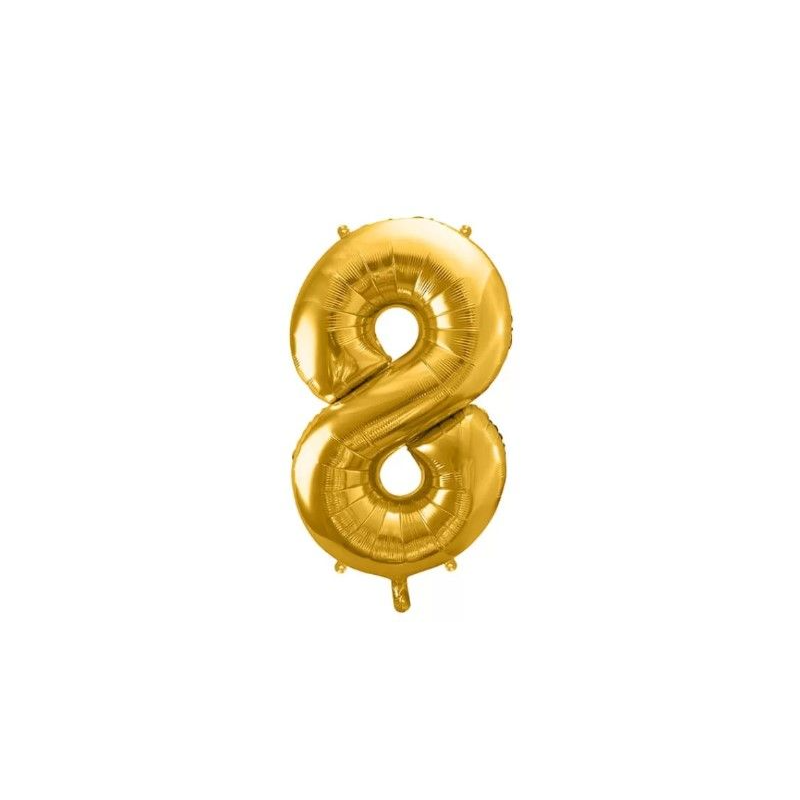 GLOBO ORO NUMERO 8