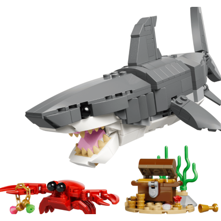 LEGO Creator Feroz Tiburón Con Cofre Del Tesoro 31381