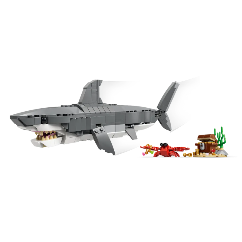 LEGO Creator Feroz Tiburón Con Cofre Del Tesoro 31381