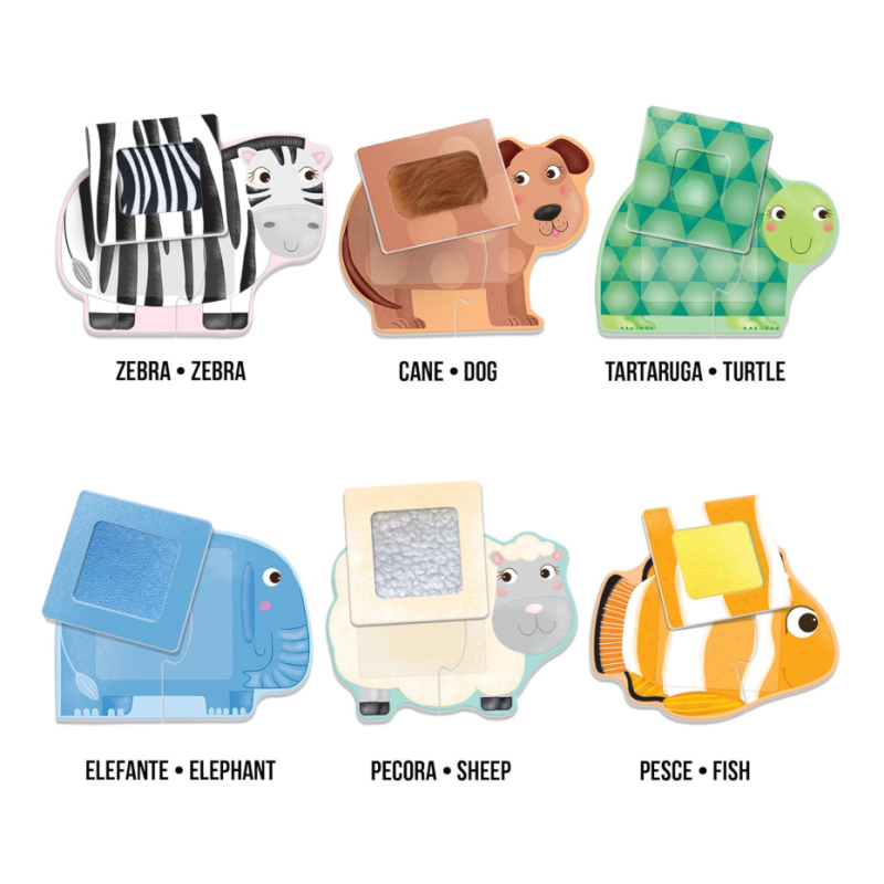 Animales Táctiles Montessori