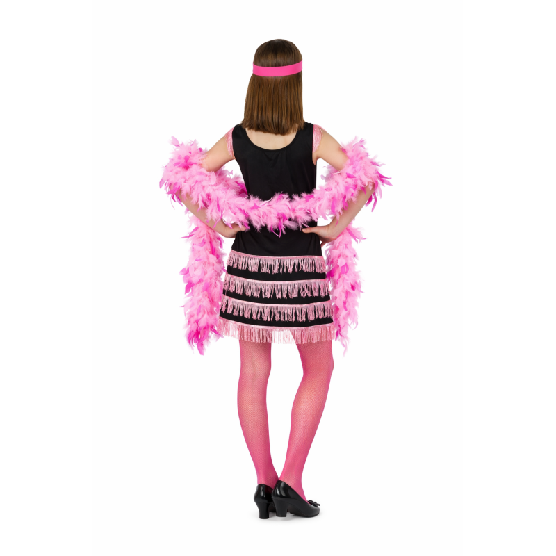 Disfraz De Cabaretera Rosa Infantil Talla 3-4 Años