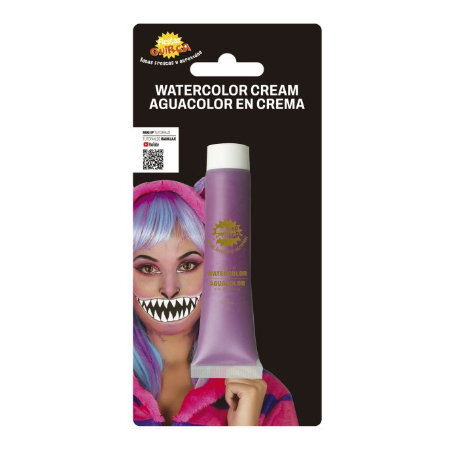 Tubo De Maquillaje Al Agua Lila 20 Ml