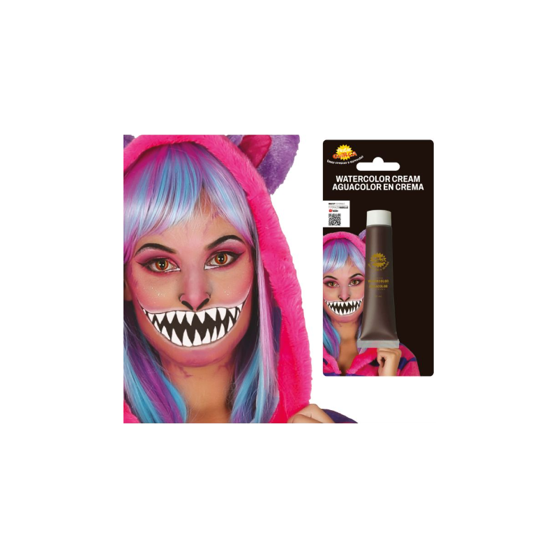 Tubo De Maquillaje Al Agua Marrón 20 Ml