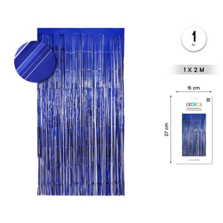 Cortina De Flecos 1x2 m Azulón