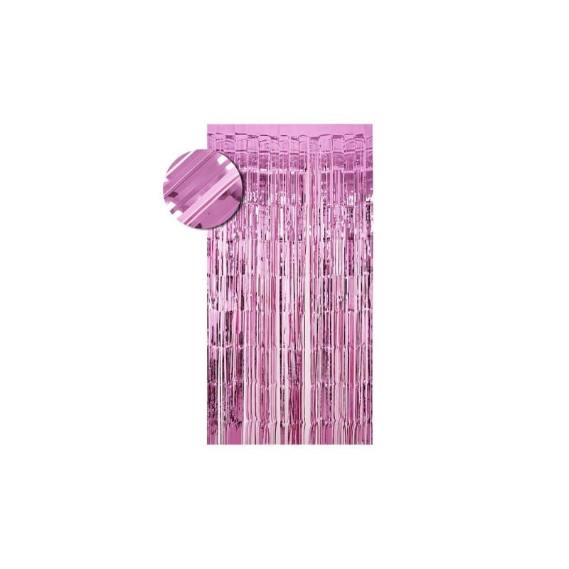 Cortina De Flecos 1x2 m Rosa