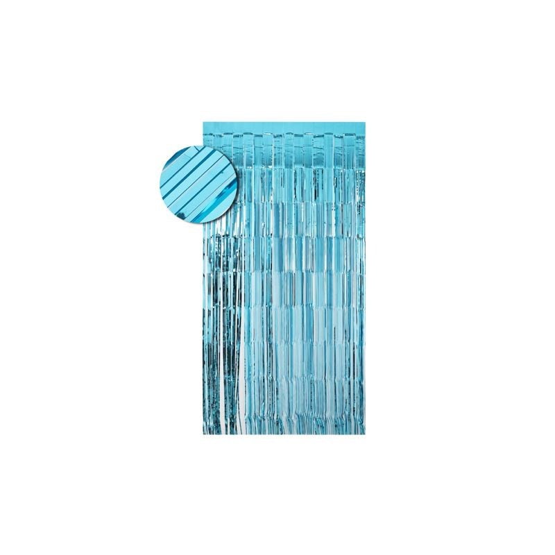 Cortina De Flecos 1x2 m Turquesa