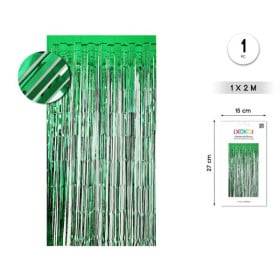Cortina De Flecos 1x2 m Verde 2