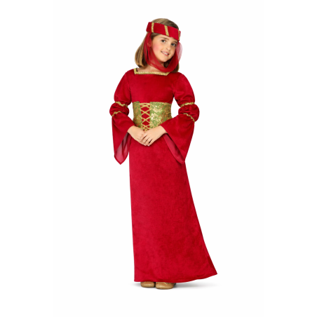 Disfraz Dama Medieval Del Reino Talla 5-6 Años