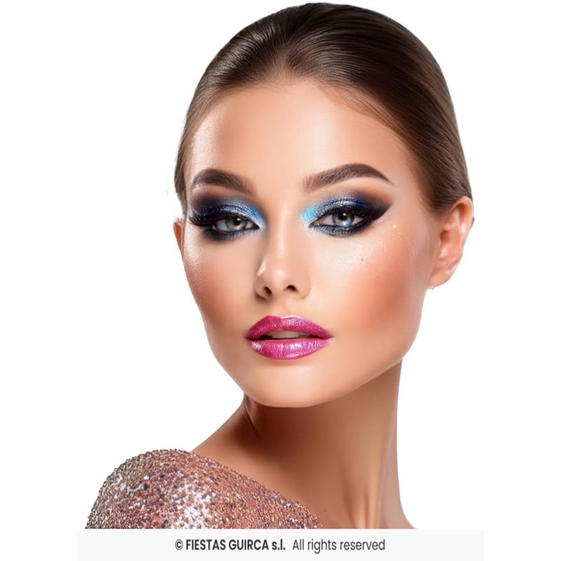 Set 6 Colores Sombra Con Glitter