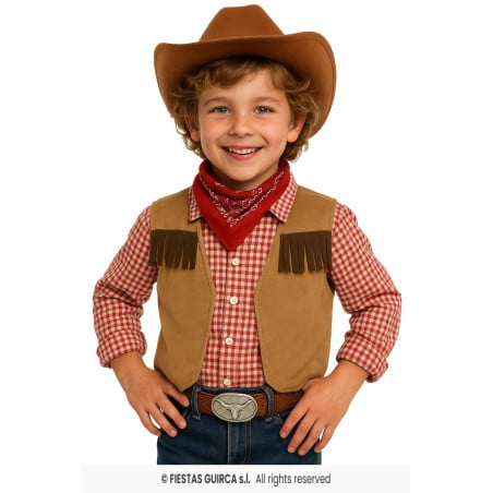 Chaleco Vaquero Indio Infantil