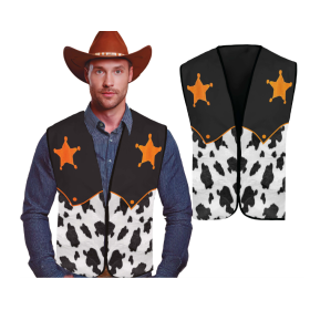 Chaleco Cowboy Sheriff Adulto