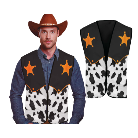 Chaleco Cowboy Sheriff Adulto