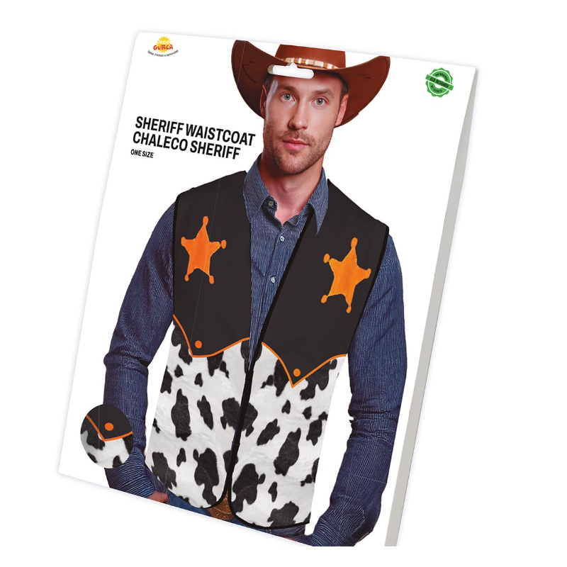 Chaleco Cowboy Sheriff Adulto