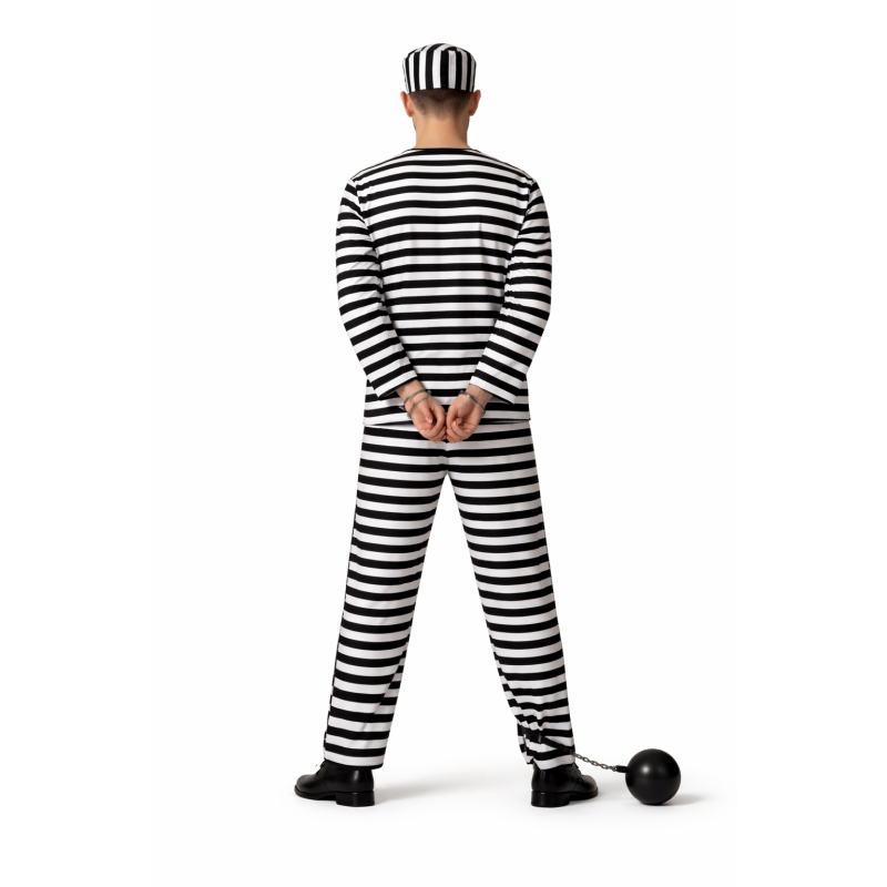 Disfraz Preso De Alta Seguridad Talla M-L