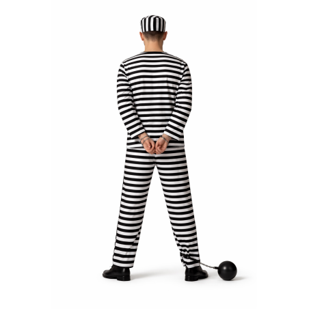 Disfraz Preso De Alta Seguridad Talla M-L