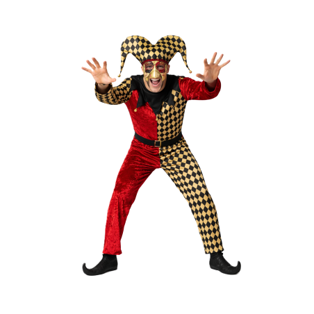 Disfraz Arlequín Del Caos Talla XS-S