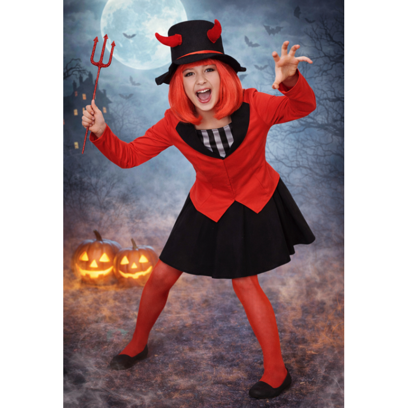 Disfraz Demonia Del Inframundo Talla 7-9 Años