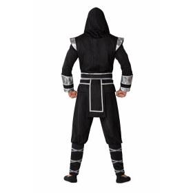 Disfraz Ninja Sombra Plateada Talla M-L De Atosa 2