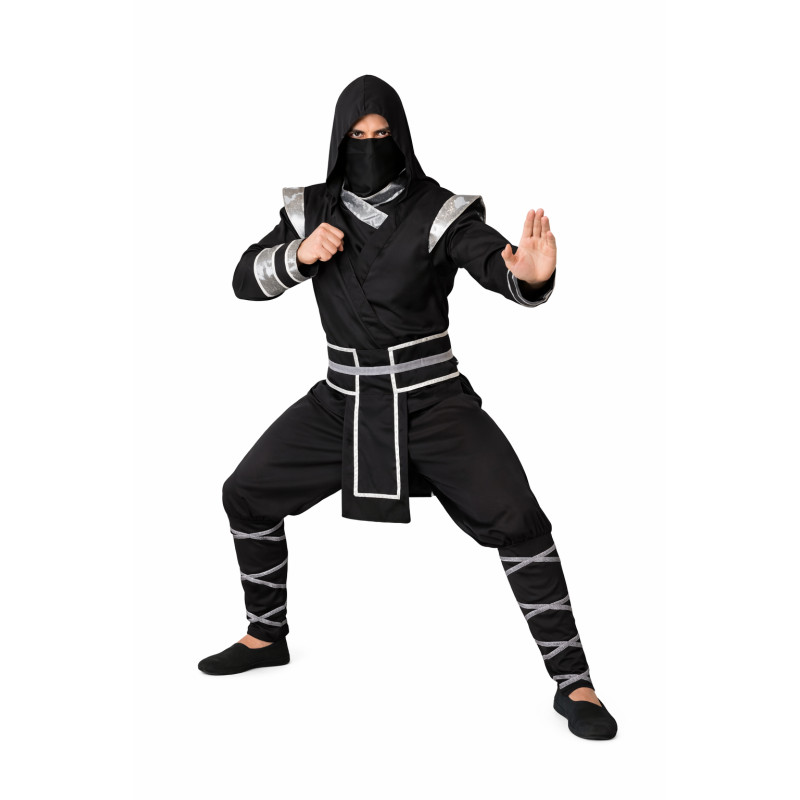 Disfraz Ninja Sombra Plateada Talla M-L