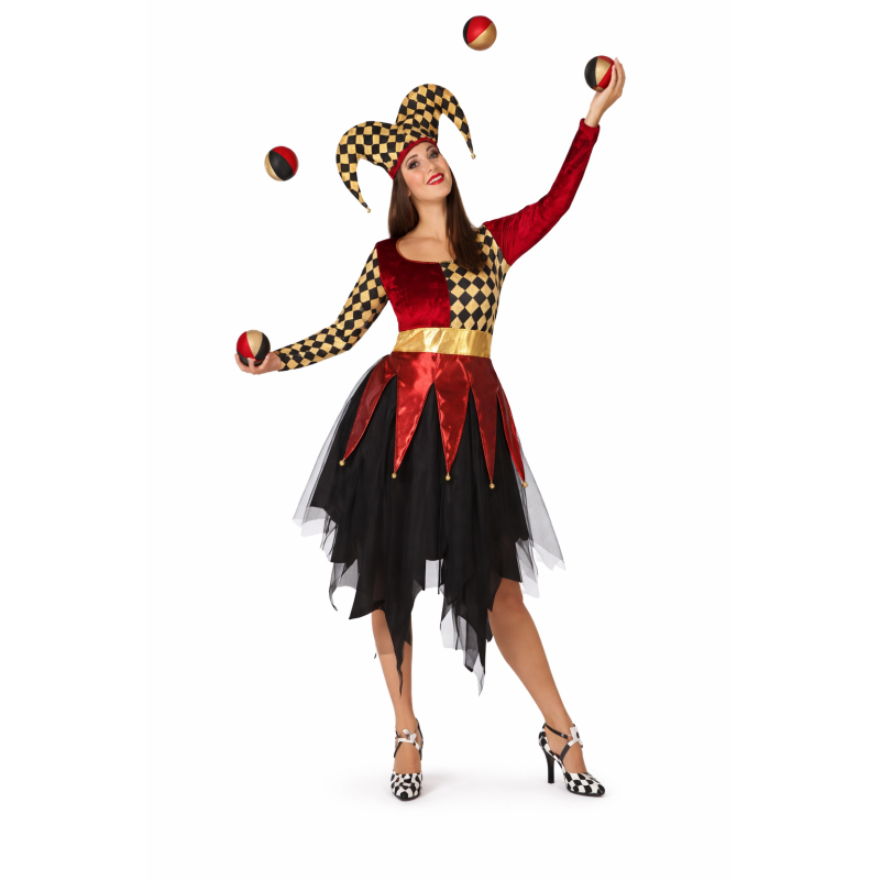 Disfraz Arlequín EscarlataTalla XL De Atosa