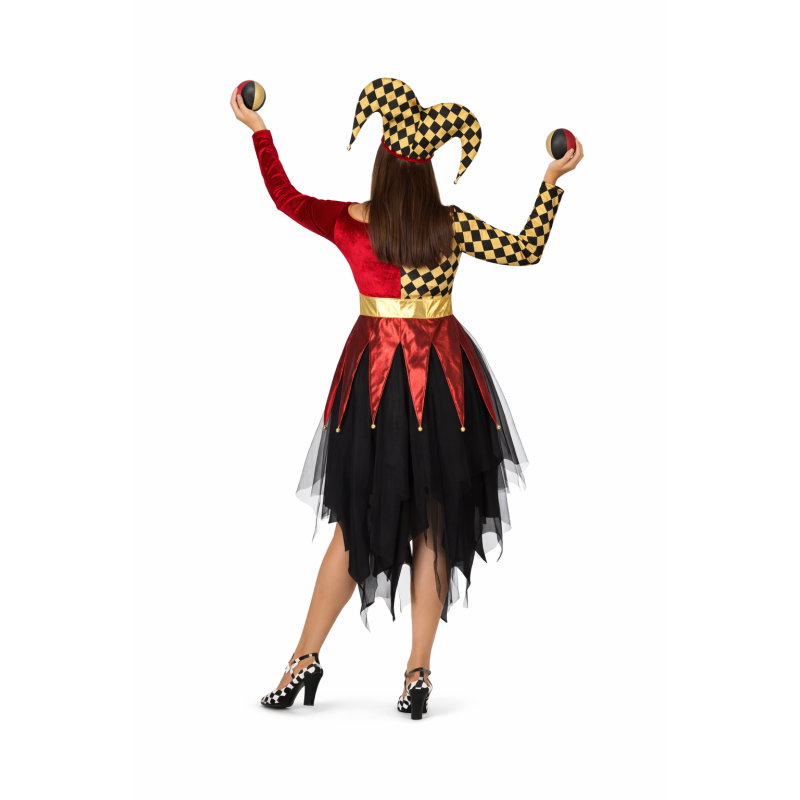 Disfraz Arlequín Escarlata Talla XL