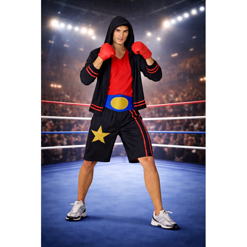 Disfraz Boxeador Estrella Talla XL