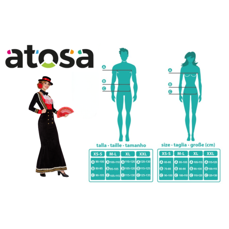 Disfraz Cordobesa Talla M-L