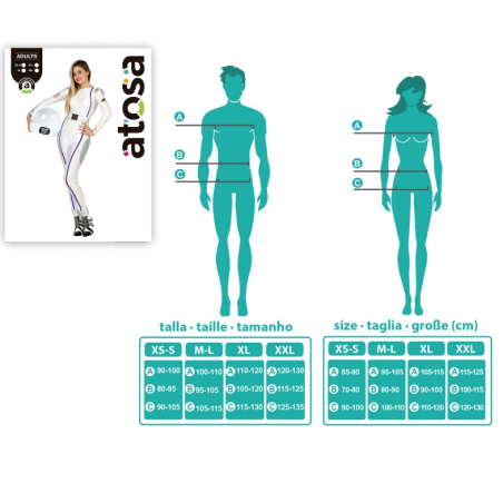 Disfraz Astronauta Misión Espacial Talla M-L