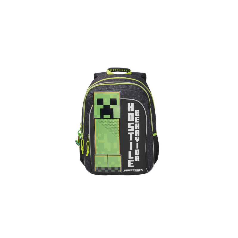 Minecratf Mochila Escolar Adaptable A Carro