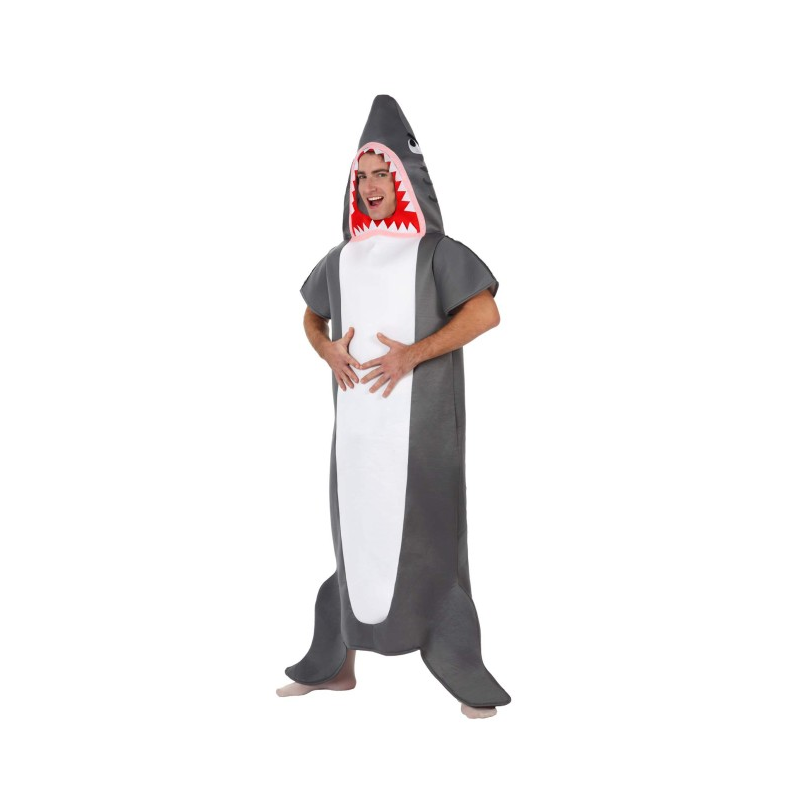 Disfraz De Tiburón Adulto Talla M-L De Atosa
