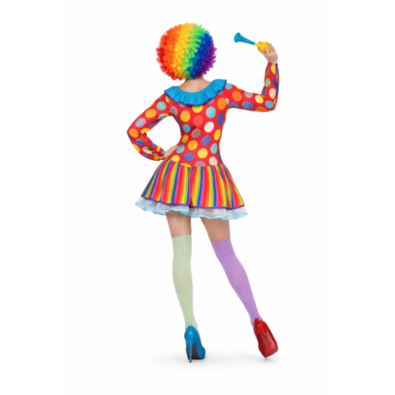 Disfraz Payasa Lunares Talla M-L